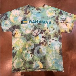 TYE dye champion shirt, 100 percent cotton